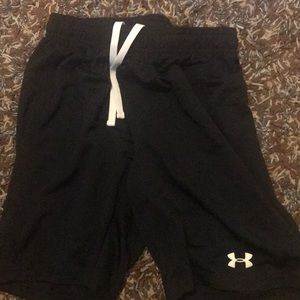 Black Under Armour basketball shorts youth m